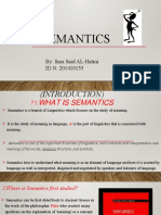 Semantics