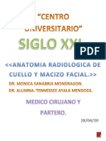 1.-Anatomia Radiologica de Cuello y Macizo Facial