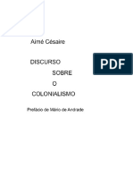 Discurso Sobre o Colonialismo - (Aimé Césaire)