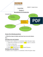 Grade VII-Computer - Ln5 - Spreadsheet - Notes - Compressed