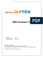 MRE Development FAQ