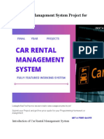 Car Rental Management System