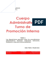 T3. Disposiciones Generales Sobre Procedimientos Administrativos. Iniciación, Ordenación, Instrucción, Finalización y Ejecución Del Procedimiento.