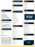 Working With Dates and Times Cheat Sheet