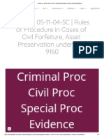 ECodal - A.M. No. 05-11-04-SC - Rules of Procedure in Cases of Civil Forfeiture