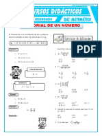 Ejercicios de Factorial de Un Numero para Cuarto de Secundaria