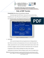 Role of ESP Teacher