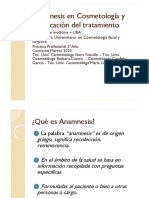 Final - Anamnesis en Cosmetología