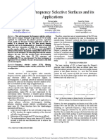 A Review On Frequency Selective Surfaces and Its Applications