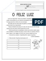 Atividade Leitura e Interpretação de Texto 4 Ano Antonimo Semana 2507 A 2907