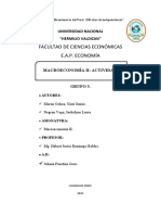 Macroeconomía Ii - Actividad 2 - Curva Is - LM