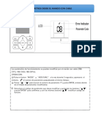 Modificacion de Parametros Desde El Mando Con Cable