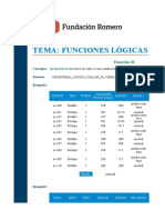 Funciones Lógicas - Ejercicio