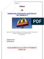 MC' Donald - Marketing Strategy