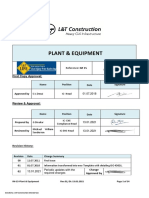 0.IM 15 Plant and Equipment Procedure