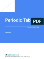 Periodic Table - Study Notes