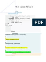 Phyc2121 1ST Quarter Exam