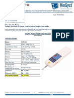 Anu Industries LTD - Force Gauge