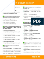 Complement Objet Indirect