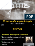 Histórico Da Implantologia e Bases Biológicas - Set 2019