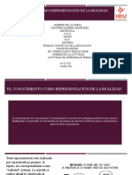 El Conocimiento Como Representación de La Realidad