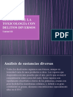 Relación de La Toxicología Con Delitos Diversos