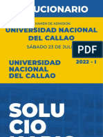 U. Callao Solucionario 23 de Julio