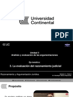 TEMA 11 - La Evaluacion Del Razonamiento Judicial