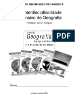 A Interdisciplinaridade No Ensino de Geografia