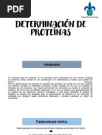 Determinación de Proteínas