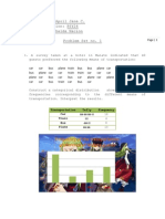 Problem Set 1: Frequency Distribution Table