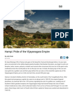 Hampi - Pride of The Vijayanagara Empire