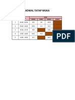 Jadwal Tatap Muka