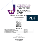 Strategic Management (Mgt657) : Group Assignment Company Review