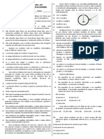 Avaliaçao de Fisica - Condutores em Equilibrio Eletrostatico