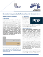 SW MGMT With Pervious Concrete