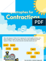 Us e 444b Contractions Warm Up Google Slide