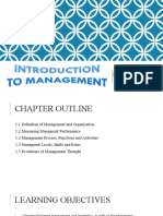 Chapter 1-Introduction To Management