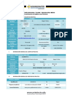 Formato de Informe Prácticas Profesionales