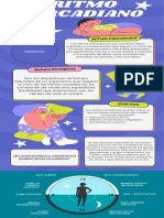 Infografía Divertida Sobre El Sueño Morada Rosa y Verde