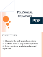 Polynomial Equations