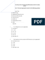 Research Based On The Practice of Outsourcing HR Functions in The Sri Lankan Context