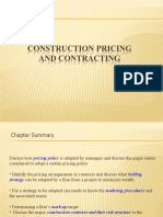 Chapter 2 Construction Contract Pricing