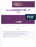 DETALHAMENTO PRE Itinerário Formativo 2022