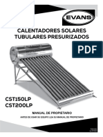 MP 70081604 Calentador Solar Tubular Presurizado