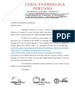 Carta de Invitacion de Aniversario 2022