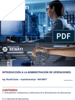 SESIÓN 01 - Introducción Administración de Operaciones