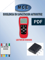 6.-Lector de Códigos Rojo o Azul MCE