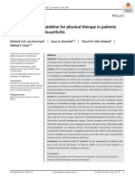 A Clinical Practice Guideline For Physical Therapy in Patients With Hip or Knee Osteoarthritis