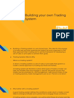 Building Your Own Trading System